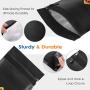 MoKo Fireproof Money & Document Bag, Fire & Water Resistant Envelope Holder, Protect Your Valuables, Documents, Cash, Jewelry, Zipper Closure for Maximum Protection - Black