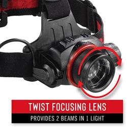 Coast HL8 615 Lumens, Focusing, 4 x AA Pure Beam Focusing LED Headlamp 19649