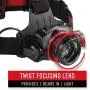 Coast HL8 615 Lumens, Focusing, 4 x AA Pure Beam Focusing LED Headlamp 19649