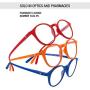 DIDINSKY Reading Glasses for Men and Women. Blue Light Blocking Computer Readers. Rubber Touch Flexible Temple and Anti Glare Glasses. Klein 0.0 - UFFIZI