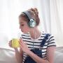 AILIHEN C8 Wired Headphones with Microphone and Volume Control Folding Lightweight Headset for Cellphones Tablets Smartphones Chromebook Laptop Computer PC Mp3/4 (Grey/Mint)