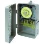 Intermatic T104P DPST Time Clock, 24 Hour, 208V to 277V, Grey