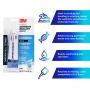 3M Marine Adhesive Sealant 5200 - Permanent Bonding and Sealing for Boats and Marine Applications - Black - 3 Ounces