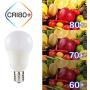 Yueximei E17 Globe Light Bulb, 5 Watt 40W Equivalent, 5000K Daylight, 450LM,Slender G14 LED Bulbs for Ceiling Fan, Chandelier Lighting, Not Dimmable, Pack of 6