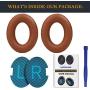 Professional Headphones Ear Pads Cushions Replacement - Earpads Compatible with Bose QuietComfort 15 QC15 QC25 QC2 QC35/ Ae2 Ae2i Ae2w SoundTrue & SoundLink (Around-Ear Series Only) (Coffee)
