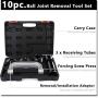Heavy Duty Ball Joint Press & U Joint Removal Tool Kit with 4wd Adapters, for Most 2WD and 4WD Cars and Light Trucks (BK)