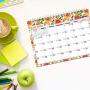 CRANBURY Small Desk Calendar 2021 - (Floral, 8x6''), Use Gorgeous Easel Calendar 2021 Flowers as Standing Calendar, Table Top Calendar, Stand Up Calendar Includes Stickers for Calendars 2021