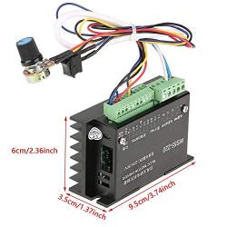 DC Brushless Motor Controller, WS55-220 DC 48V 500W CNC Controller High Speed Brushless Spindle BLDC Motor Driver Controller Analog Speed Regulation Motor Driver