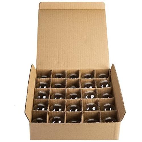Box of 25 G50 Clear 2 Inch 7 Watt C7 (E12) 3/8'' Base Replacement Bulbs