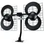 Antennas Direct Clearstream 4 TV Antenna, 70+ Mile Range, UHF, Multi-Directional, Indoor, Attic, Outdoor, Mast W/Pivoting Base/Hardware/Adjustable Clamp/Sealing Pads, 4K Ready, Black – C4-CJM