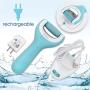 Amopé Pedi Perfect Wet & Dry Rechargeable Foot File, Regular Coarse