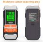 [Upgrade] Wood Moisture Meter, Dr.meter 2 in 1 Pin & Pinless Multifunctional Firewood/Wall/Building/Furniture Humidity Water Detector, Pin-type & Scanner Wood Moisture Tester