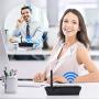 Wuloo Intercoms Wireless for Home 1 Mile Range 22 Channel 100 Digital Code Display Screen(Only 1 Unit for Expandable The Original intercom System, CAN NOT Work Without Other Units)