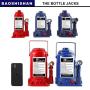 BAOSHISHAN 12 Ton Double Ram Bottle Jack 8-5/8'' to 20-1/2'' Lifting Range Hydraulic Bottle Jack