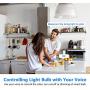 Aigital Smart Light Bulb WiFi Bulb Color Changing Bulb Work with Alexa/Google Home/IFTTT,No Hub Required,Easy to Connect