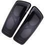 Moto Onfire Saddlebag Speaker Lids, Dual 6x9 inch, Vivid/Glossy Black, Audio Lid Fit for 2014 2015 2016 2017 2018 2019 2020 Harley Touring Road Glide, Street Glide Special