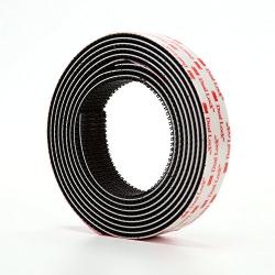 3M Dual Lock Reclosable Fasteners Heavy Duty Industrial Use Black TB3550 1'' x 10 ft Mated Strip Indoor/Outdoor Use Great for Metal, Glass, Acrylic, PC, ABS