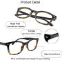 Blue Light Blocking Glasses, Photochromic Gray Sunglasses, Anti Eyestrain, Computer Reading Glasses, TV Glasses for Women/Men