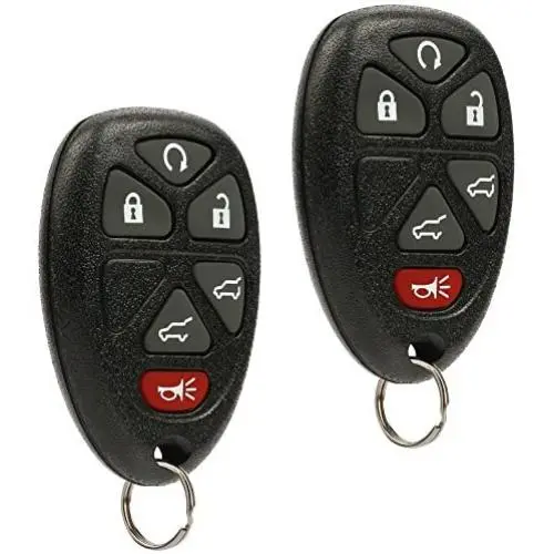 Car Key Fob Keyless Entry Remote fits 2007-2014 Chevy Tahoe Suburban / 2007-2014 Cadillac Escalade / 2007-2014 GMC Yukon (fits Part # 15913427, 20869057, 22756462), Set of 2 Car Key Fob Keyless Entry Remote fits 2007-2014 Chevy Tahoe Suburban / 2007-2014 Cadillac Escalade / 2007-2014 GMC Yukon (fits Part # 15913427, 20869057, 22756462), Set of 2