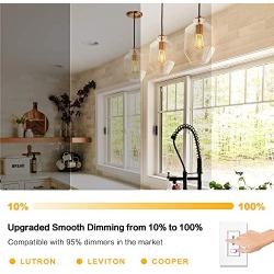 Dimmable Vintage LED Edison Bulbs, 100W Equivalent, 8W, 1200Lumens, High Brightness Soft Warm White 3000K, ST64 Antique LED Filament Bulbs, Standard E26 Medium Base, Clear Glass, High CRI 90+, 6 Packs