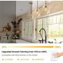 Dimmable Vintage LED Edison Bulbs, 100W Equivalent, 8W, 1200Lumens, High Brightness Soft Warm White 3000K, ST64 Antique LED Filament Bulbs, Standard E26 Medium Base, Clear Glass, High CRI 90+, 6 Packs