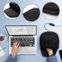 Heated Computer Mouse Pad Hand Warmer: USB Hand Warmers for Computer | Removable Heating Element | 3 Temperatures/Time Limits | Roomy, Hand-Warming Mouse Pad for Men and Women