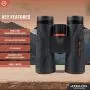 Athlon Optics Midas G2 UHD Binocular - 8x42, Black