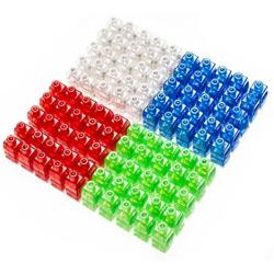Etekcity LED Finger Lights 100 Pack Finger Ring Glow Sticks for Kids Adults Bright Party Favors Party Supplies for Holiday Light up Toys Assorted Color