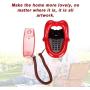 Corded Phone,Home Phone WX-3203# Multi-Functional Large Tongue Shape Telephone Desk Phone Home Decoration Red