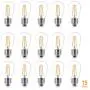 Brightech – Ambience PRO LED S14 Energy Efficient 1 Watt Bulb - 1 Watt – Use to Replace High-Heat, High-Cost Bulbs in Outdoor String Lights – Edison-Inspired Exposed Filaments - 15 Pack