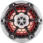 DS18 NXL-6M/WH White Marine Speaker - 6.5'', 2-Way, 300W Max, 100% UV Stable, IP65 Marine Grade Specs, 4 Ohms, Integrated RGB LED Lighting - for All Elements, UTV, ATV & Jeeps (2 Speakers) -White