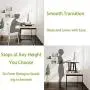 ZHU CHUANG Stand Up Desk Standing Desk Converter Gas Spring Sit Stand Desk Workstation Sit to Stand Desk Riser (Black 3)