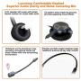 Emaiker Wired Telephone Deskphone Headset Mono Landline Headphone with Noise Canceling Microphone & RJ9 QD Cord Work for Avaya Aastra Alcatel Lucent AltiGen Comdial Digium Gigaset InterTel Fanvil,LG