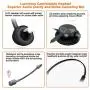Emaiker Wired Call Center Noise Cancelling Corded Monaural Telephone Headphone for Deskphones U10P-S RJ9 Headset with Mic Mircrophone for Desk Landline Phone IP Phones for Office telemarketing Work