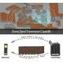 BYHUBYENG Social Distancing Buzzer Restaurant Pager System with 18Pcs Coaster Pagers Long Range Wireless Calling System for Clinic Food Truck Church