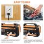 Ampeak 6V 12V Smart Car Battery Charger and Maintainer 2A 8A Fully Automatic with Cable Clamps