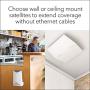 NETGEAR Orbi Pro Tri-Band WiFi Ceiling-Mount Satellite for Business with 3Gbps Speed (SRC60) | 1 Satellite Covers up to 2,500 sq. ft. | Requires Orbi Pro Router | Insight Cloud Management (SRC60)