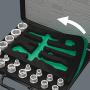 Wera - 5003594001 8100 SB 2 Zyklop 3/8'' Metric Ratchet Set ( Piece of 43)