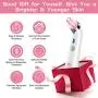 Blackhead Remover Pore Vacuum - Electric Blackhead Vacuum Cleaner Blackhead Extractor Tool Device Comedo Removal Suction Beauty Device for Women（Pink)