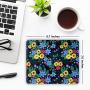 Cute Designer Desk Mouse Pad for Women, Pretty and Colorful Designs, Anti-Slip, Perfect Office, Work & Home Computer Accessory (Dandelion Pop, Rectangle)