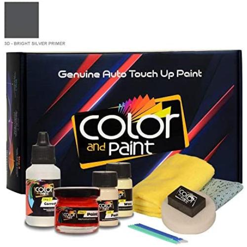 Color and Paint Compatible with/KIA Soul Ev/Bright Silver Primer - 3D / Touch UP Paint System for Paint Chips and Scratches/Basic Care