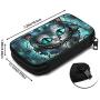 Hxuedan Cheshire Cat The Data Cable Storage Bag is A Portable and Independent Design SuitableVFor Travelers to Place The Data Cable, Earphone and Electronic Product Data Cable Storage Bag