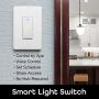 Geeni TAP Smart Light Switch, White, 1 Switch - No Hub Required - Requires Neutral Wire - Smart Light Switch Works with Amazon Alexa, Google Assistant &, Requires 2.4 GHz Wi-Fi