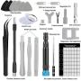 Upgrade Apsung 137 in 1 Precision Screwdriver Set with Slotted, Phillips, Torx& More Bits, Non-Slip Magnetic Electronics Tool Kit for Repair iPhone, Android, Computer, Laptop, Watch, Glasses, PC etc