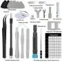 Upgrade Apsung 137 in 1 Precision Screwdriver Set with Slotted, Phillips, Torx& More Bits, Non-Slip Magnetic Electronics Tool Kit for Repair iPhone, Android, Computer, Laptop, Watch, Glasses, PC etc
