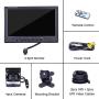 Vehicle Backup Camera - Camecho 9 Inch 4 Split Monitor Front View Rear View Camera 18 IR Night Vision Waterproof Auto Camera with 2x33 ft and 2x65ft Cables for RV, Trailer, Bus,Trucks