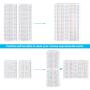 4PCS Breadboards Kit Include 2PCS 830 Point 2PCS 400 Point Solderless Breadboards for Proto Shield Distribution Connecting Blocks