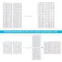 4PCS Breadboards Kit Include 2PCS 830 Point 2PCS 400 Point Solderless Breadboards for Proto Shield Distribution Connecting Blocks