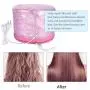 Upgrade Heating Cap for Hair Spa Beauty Steamer Nourishing Hat Hair Thermal Treatment Cap with 2 Mode Temperature Control, Bright Pink