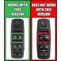 SWITCHDOCTOR Window Master Switch for 2011-2016 Dodge Charger, 2011-2017 Dodge Journey, and 2016-2018 Dodge Ram